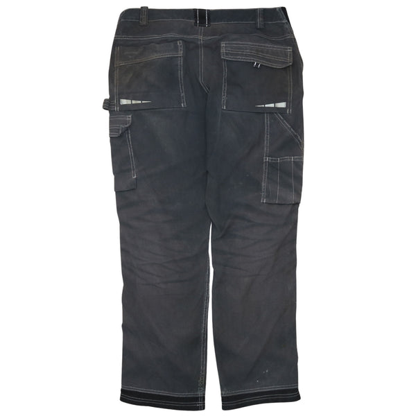 Dickies 90's Black Straight Leg Baggy Trousers Pants - Men's 34 Waist