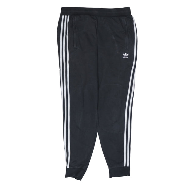 Adidas 90's 3 Stripes Casual Joggers / Sweatpants Large Black