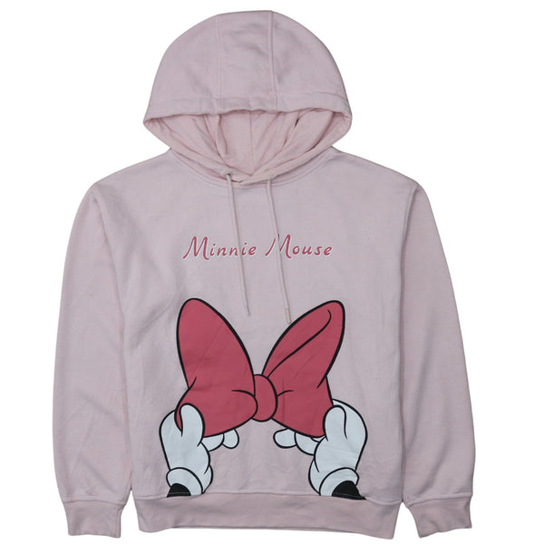 Vintage 90's Disney Minnie Mouse Pullover Hoodie Small Pink