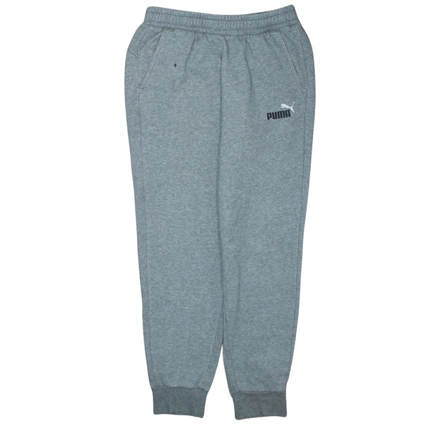Puma 90's Rib Cuff Casual Joggers / Sweatpants Medium Grey