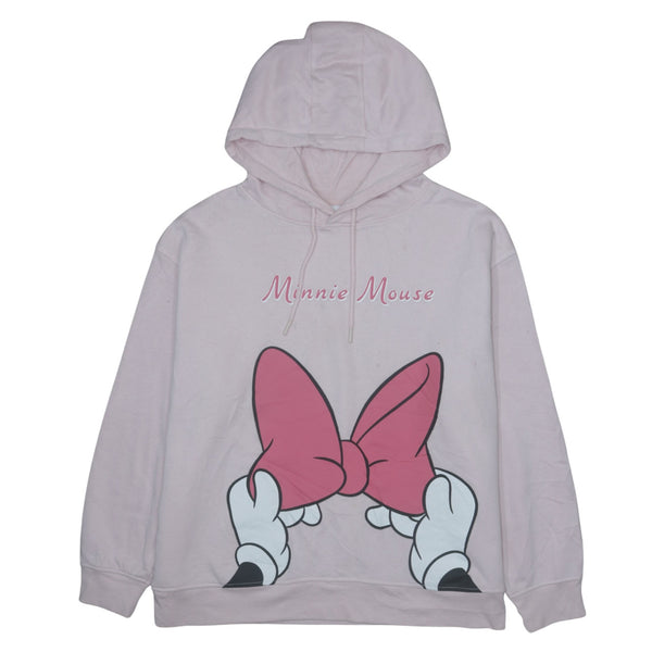 Vintage 90's Disney Minnie Mouse Pink Hoodie Women's XLarge Cotton