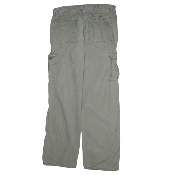 Vintage Wrangler 90's Straight Leg Baggy Men's Trousers 36 Beige Cream
