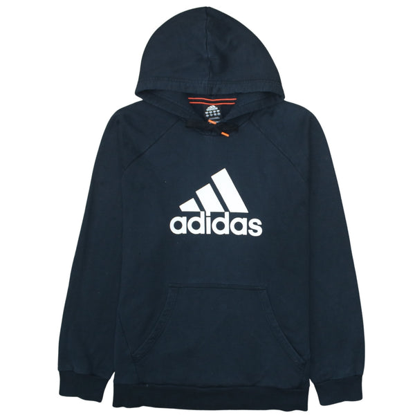 Adidas 90's Spellout Pullover Hoodie XLarge Black