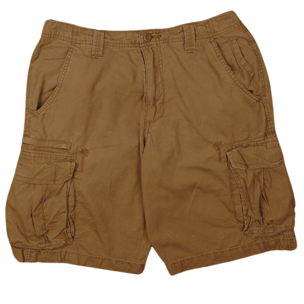 Lee Men's Vintage 90s Cargo Shorts Tan Brown Size 32 Classic Style