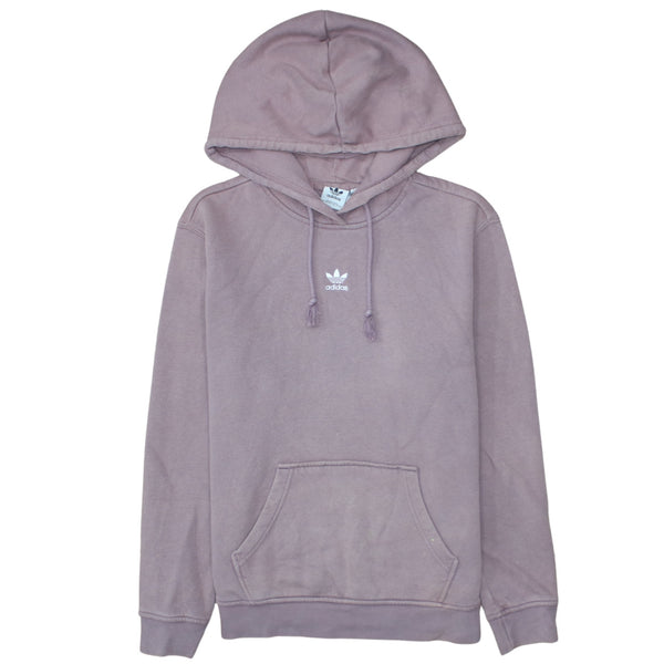 Adidas 90's Drawstring Pockets Pullover Hoodie Medium  Purple