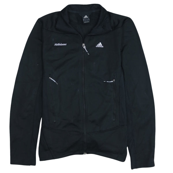 Adidas 90's Black Lightweight Full Zip Up Men's Sweatshirt Small
