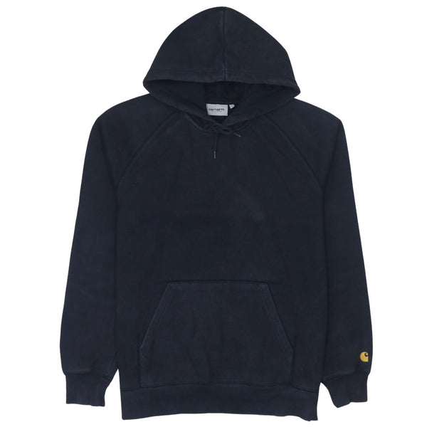 Carhartt Vintage 90's Black Drawstring Pockets Pullover Hoodie Men's Large