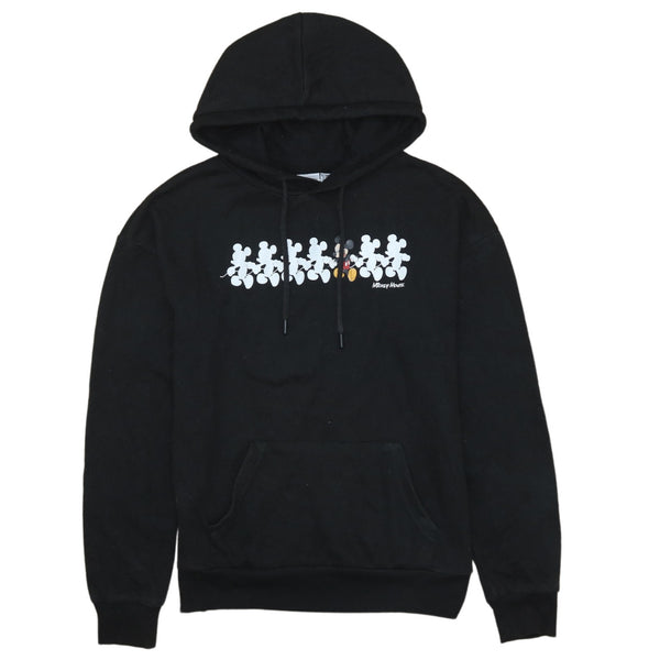 Vintage 90's Disney Mickey Mouse Pullover Hoodie Black XXSmall