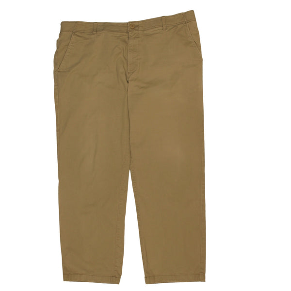 Lee Men's Vintage 90's Baggy Straight Leg Trousers Size 44 Khaki