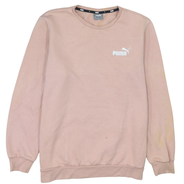 Puma 90's Lightweight Crew Neck Sweatshirt Medium Pink