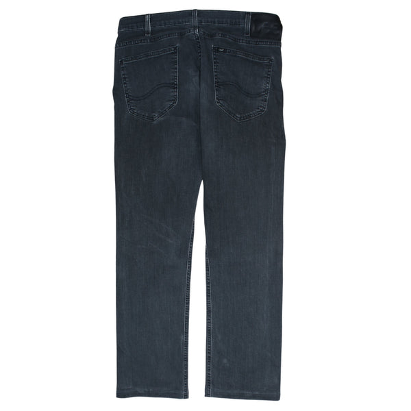 Lee 90's Lightwash Straight Leg Baggy Jeans / Pants 34 Black