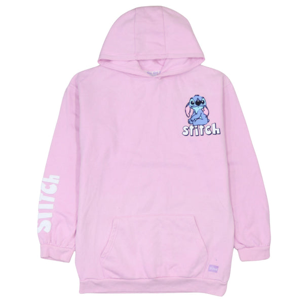 Vintage Disney 90's Stitch Pullover Hoodie XXLarge Pink