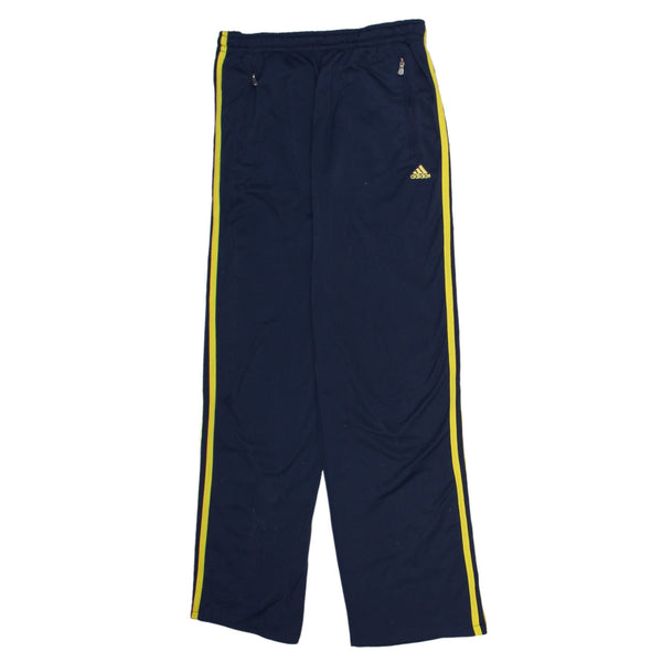 Adidas Vintage 90's Navy Blue Elastic Waistband Drawstring Pants 30