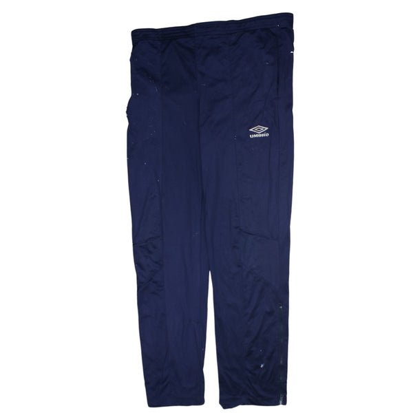 Umbro 90's Elasticated Waistband Drawstrings Casual Joggers / Sweatpants Large Blue
