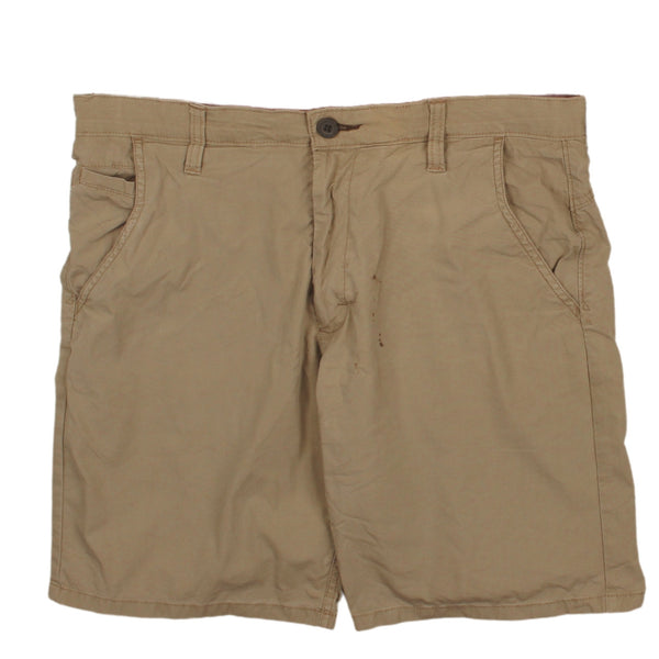 Vintage 90's Wrangler Baggy Chino Shorts Men's 34 Tan Brown