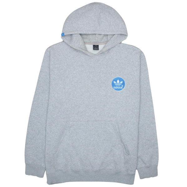 Adidas 90's Drawstring Pockets Pullover Hoodie XXLarge (2XL) Grey