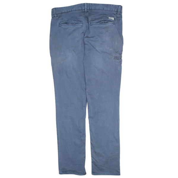 Timberland Vintage 90s Navy Blue Drawstring Casual Trousers Pants 34