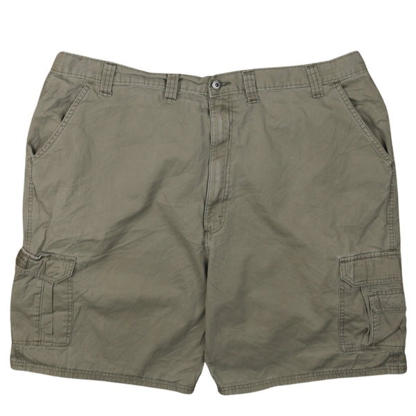 Vintage Wrangler 90's Men's Cargo Shorts 46 Khaki Green Pockets