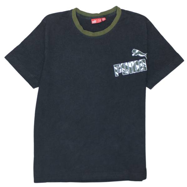 Puma 90's Short Sleeves Crew Neck T Shirt Large Black