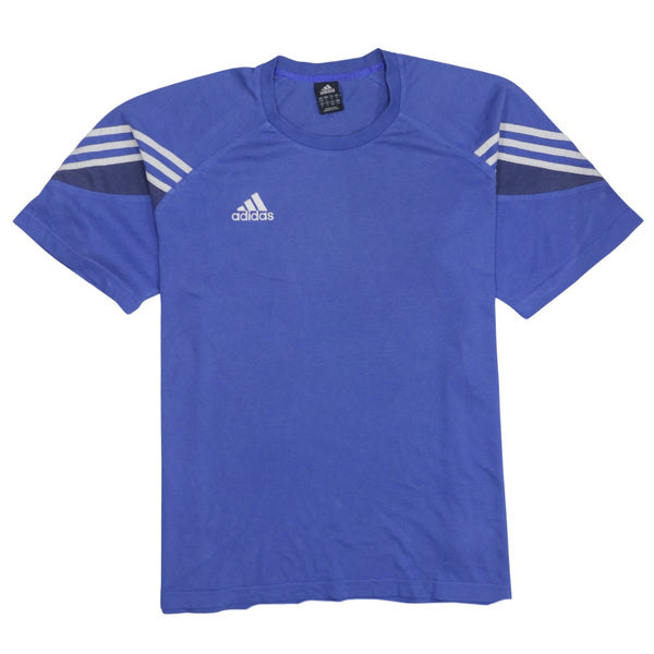 Adidas 90's Short Sleeves Crew Neck T Shirt Large Navy Blue