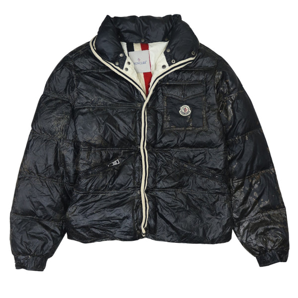 Moncler 90's Lightweight Black Full Zip Up Puffer Jacket Medium