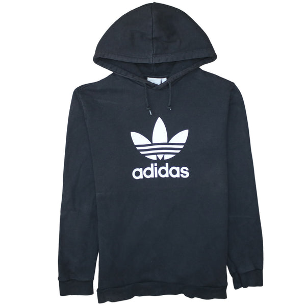 Adidas 90's Spellout Pullover Hoodie Medium Black
