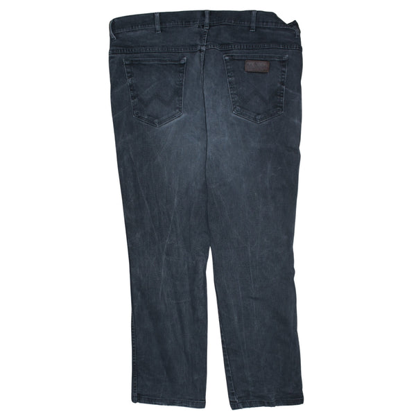 Wrangler 90's Lightwash Straight Leg Baggy Jeans / Pants 44 Black