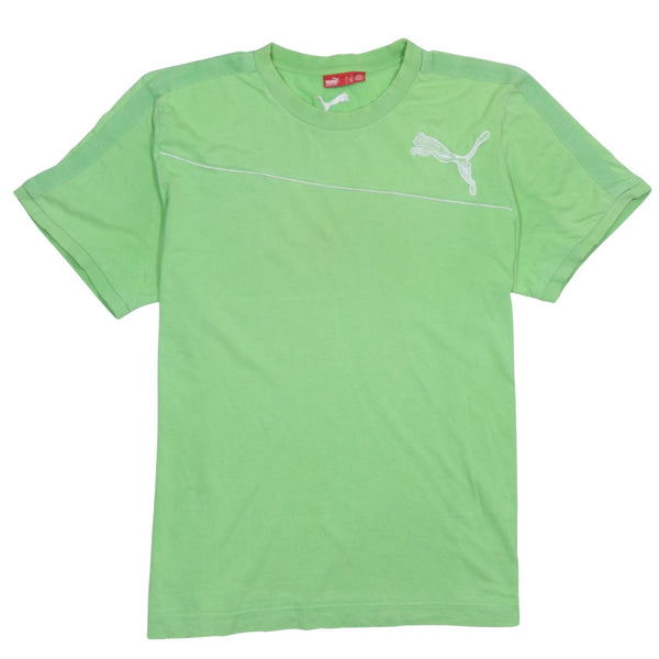 Puma 90's Short Sleeves Crew Neck T Shirt XLarge Green