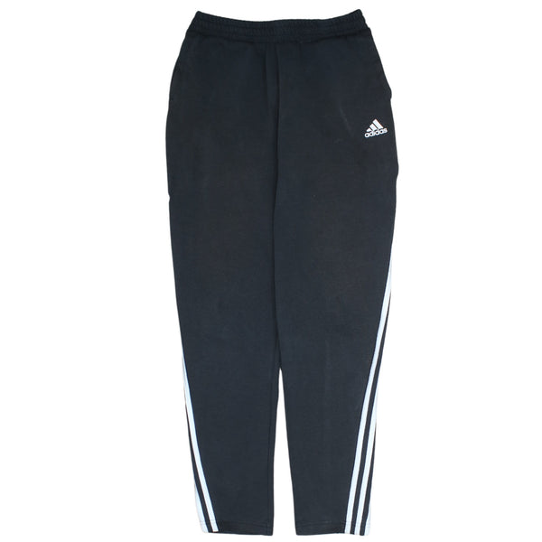 Adidas Vintage 90's Black XL Elastic Waist Cotton Trousers Pants
