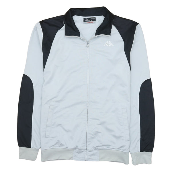 Vintage Kappa 90's Grey Heavyweight Full Zip Up Sweatshirt XL