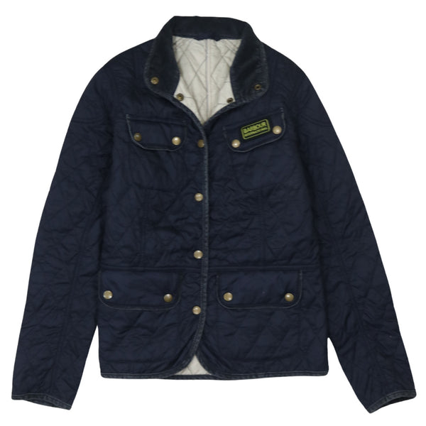 Barbour 90's Lightweight Button Up Windbreaker Small  Navy Blue