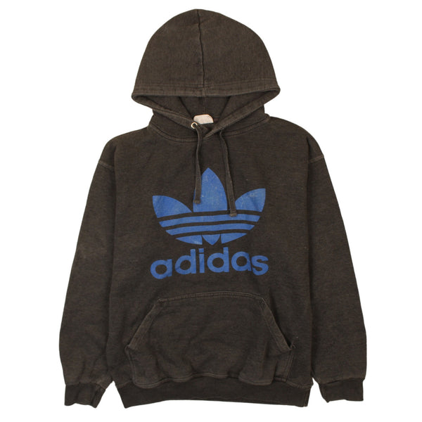 Adidas 90's Vintage Grey Spellout Pullover Hoodie Men's XLarge