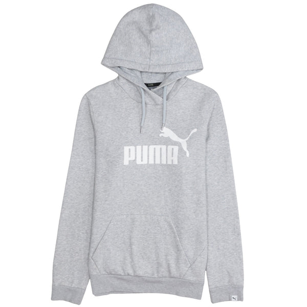 Puma 90's Spellout Pullover Hoodie Medium Grey
