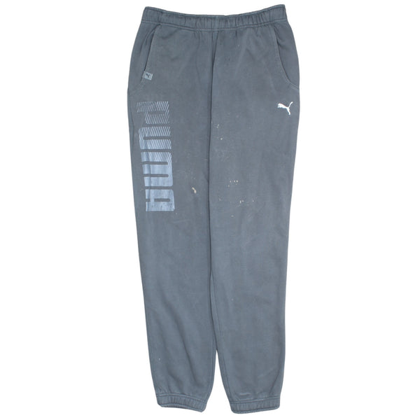 Puma 90's Grey Medium Joggers Sweatpants Tracksuit Casual