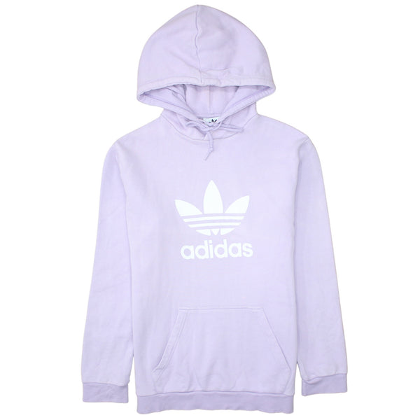Adidas 90's Spellout Pullover Hoodie Medium Purple