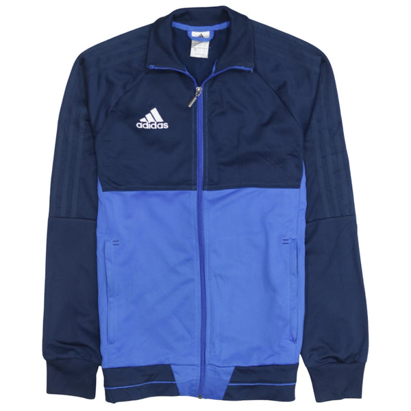 Adidas 90's Lightweight Full Zip Up Sweatshirt Small Navy Blue