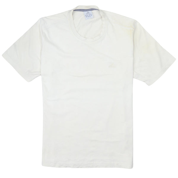 Adidas 90's Short Sleeves Crew Neck T Shirt Large Beige Cream