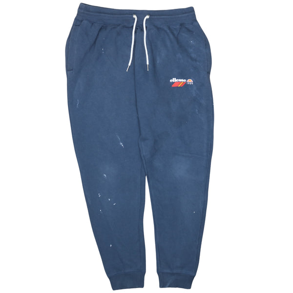 Ellesse 90's Casual Joggers / Sweatpants Large Navy Blue