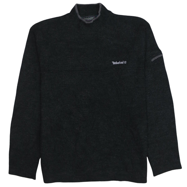 Timberland 90's Lightweight Turtle Neck Sweatshirt Large Black