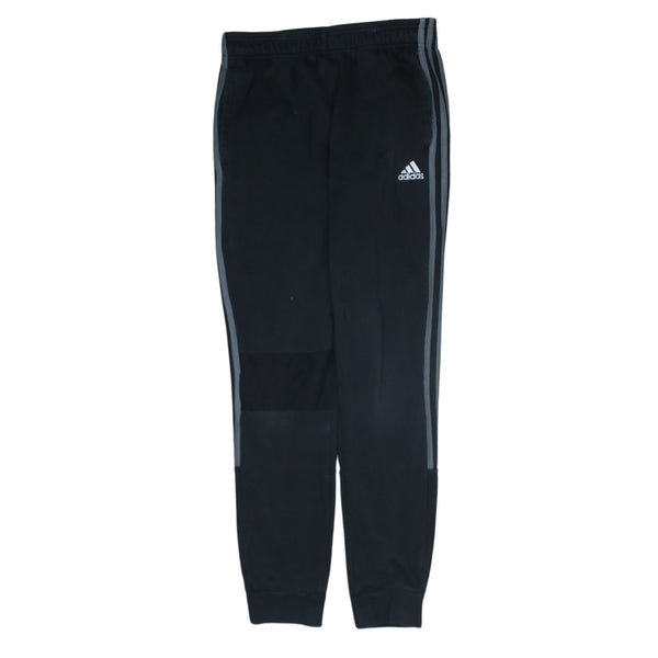 Adidas 90's Elasticated Waistband Drawstrings Casual Joggers / Sweatpants 28 Black