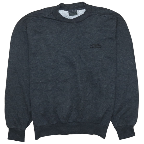 Umbro Vintage 90's Black Heavyweight Crew Neck Sweatshirt Medium