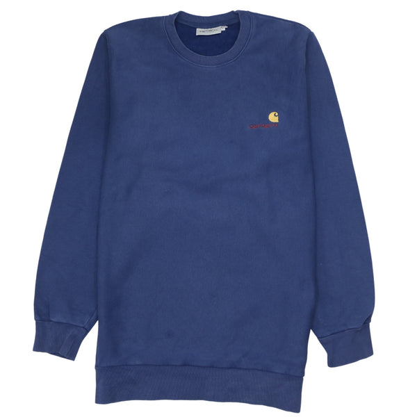 Carhartt 90's Heavyweight Crew Neck Sweatshirt Medium Navy Blue