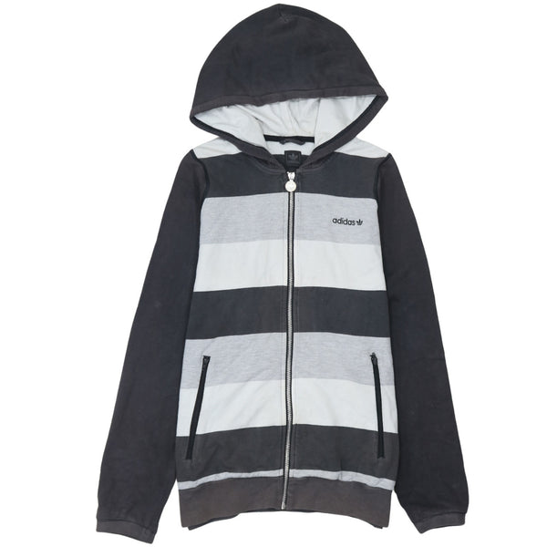 Adidas 90's Sportswear Full Zip Up Hoodie Small  Black