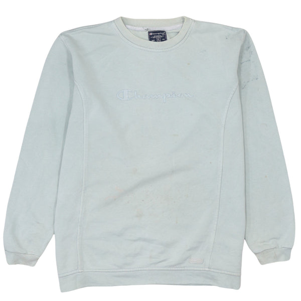 Champion 90's Spellout Crew Neck Sweatshirt XLarge Green