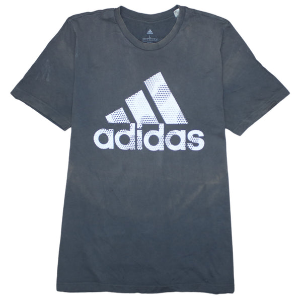 Adidas 90's Spellout Short Sleeves T Shirt Large Black