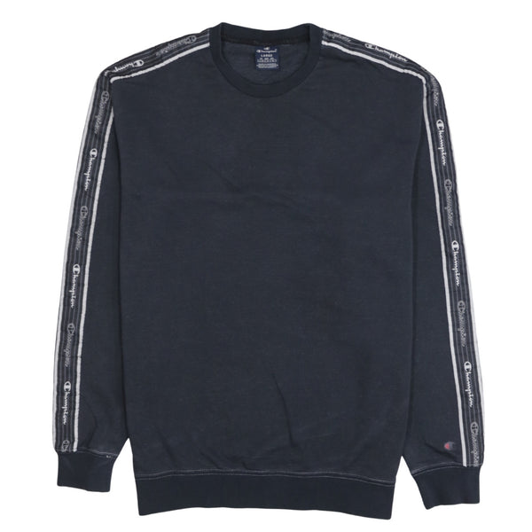 Champion 90's Lightweight Crew Neck Sweatshirt Large Black