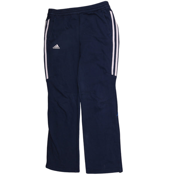 Adidas 90s Vintage Navy Blue Elastic Waistband Drawstring Pants 34W