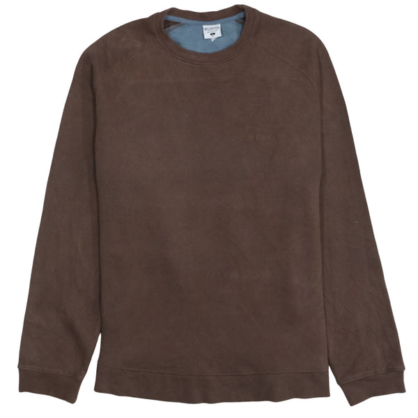 Columbia 90's Lightweight Crew Neck Sweatshirt Large Brown