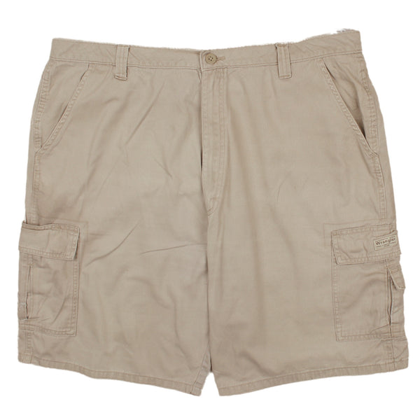 Vintage Wrangler 90's Men's Cargo Pocket Shorts 42 Beige Cream