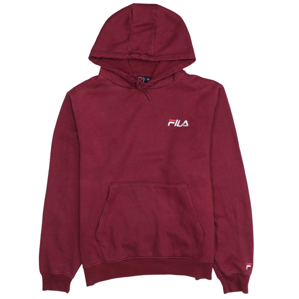 Fila 90's Drawstring Pockets Pullover Hoodie XXLarge (2XL) Red